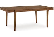 lyncott dining room brown dr dining table reg hgt d   