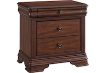 lyon bedroom brown br master nightstand   