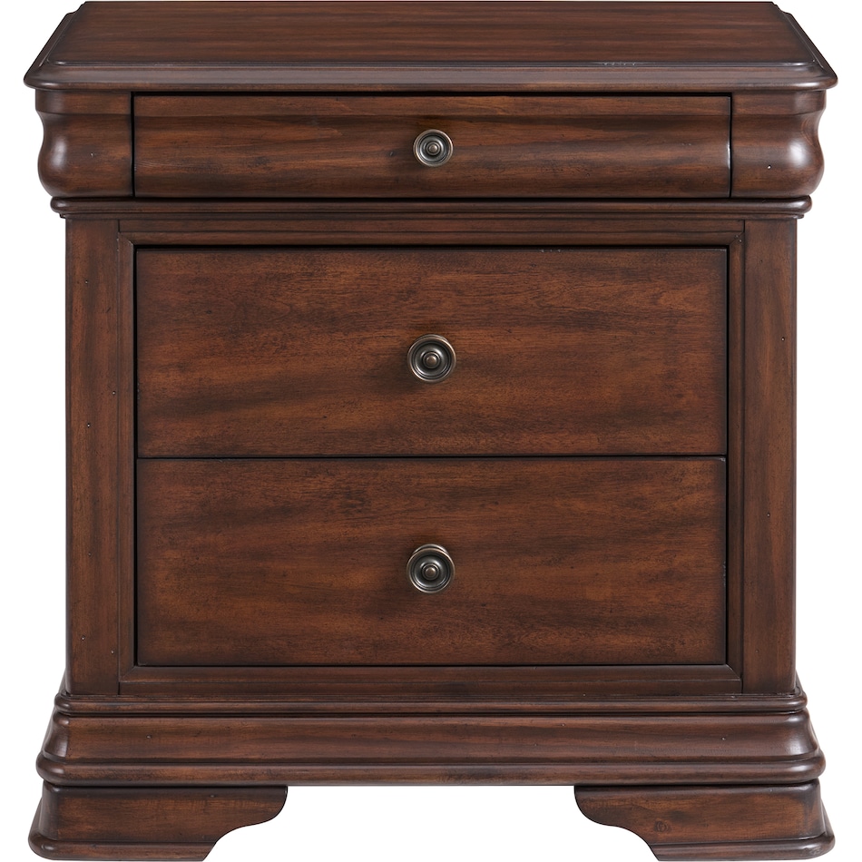 lyon bedroom brown br master nightstand   