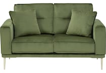 macleary green loveseat   