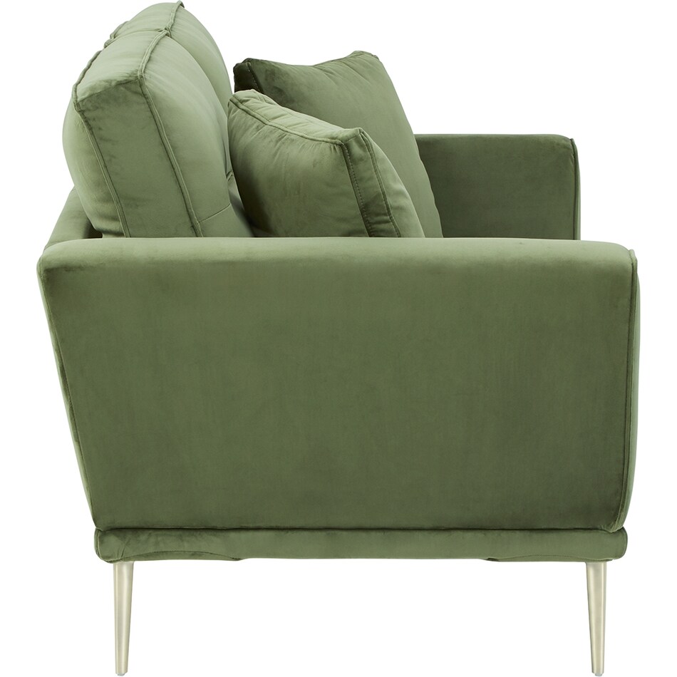 macleary green loveseat   