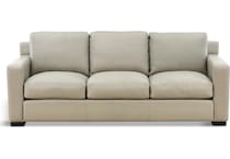 madison living room off white st stationary leather sofa   