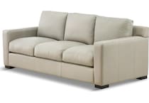 madison living room off white st stationary leather sofa   