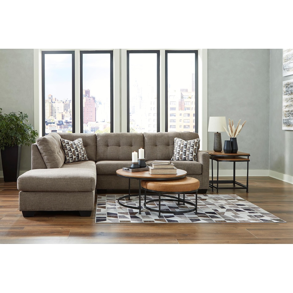 mahoney living room brown s  