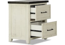 manadal white br master nightstand   