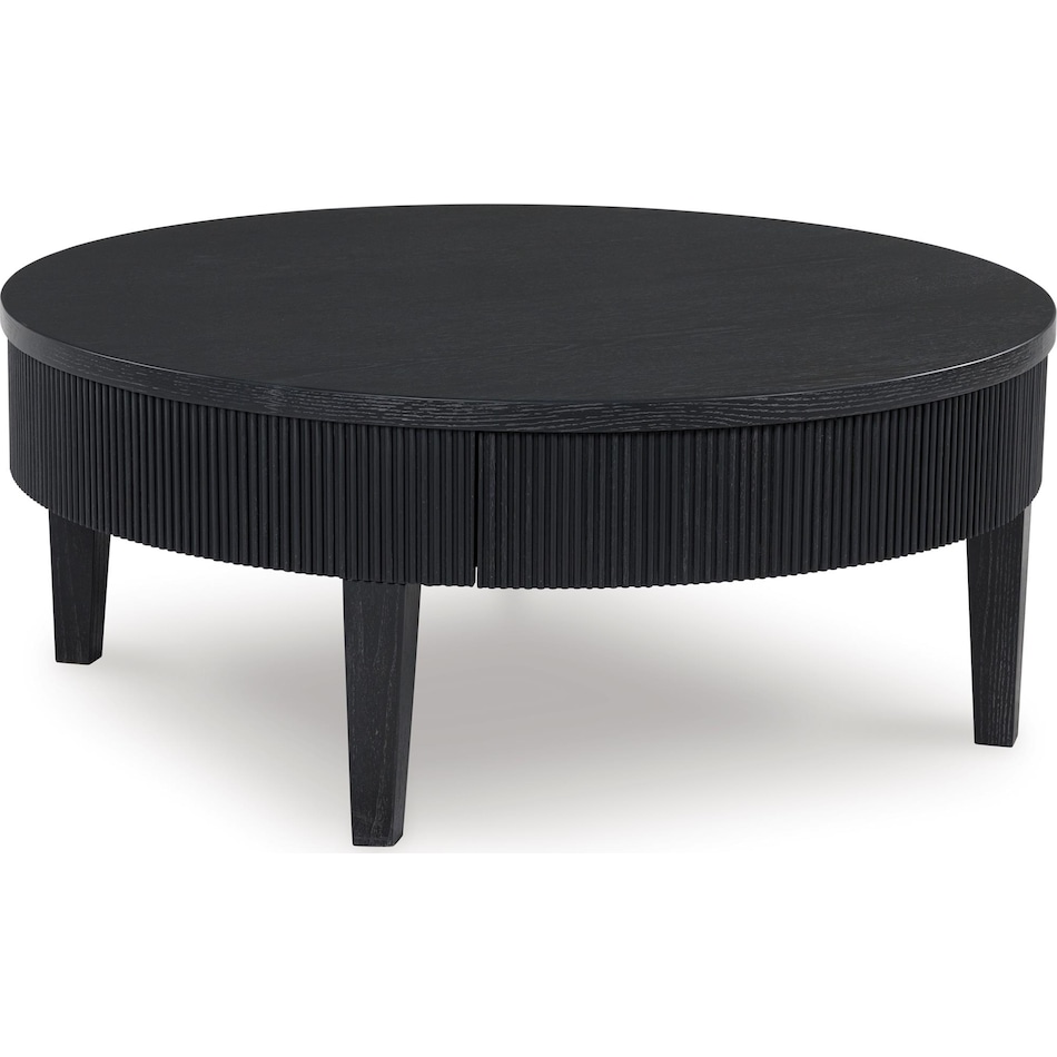 marstream occasional black oc coffee table t   