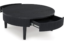 marstream occasional black oc coffee table t   