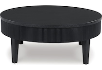 marstream occasional black oc coffee table t   