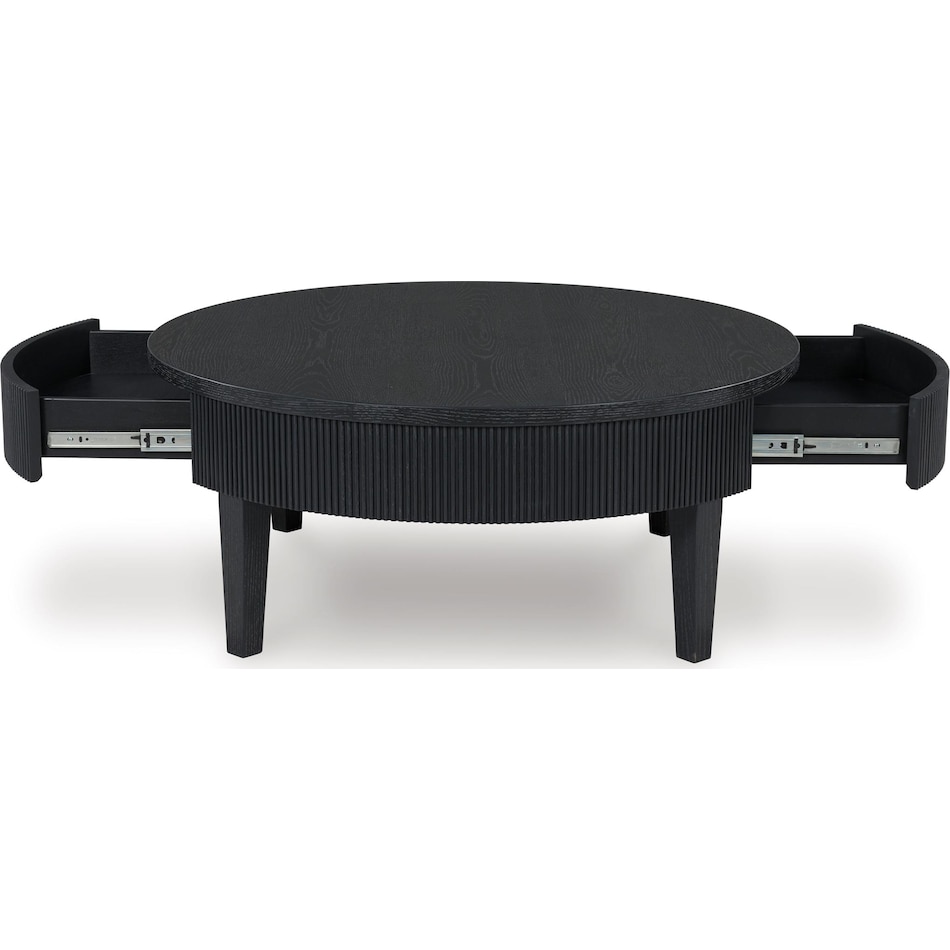 marstream occasional black oc coffee table t   