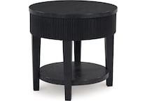 marstream occasional black oc end chairside table t   