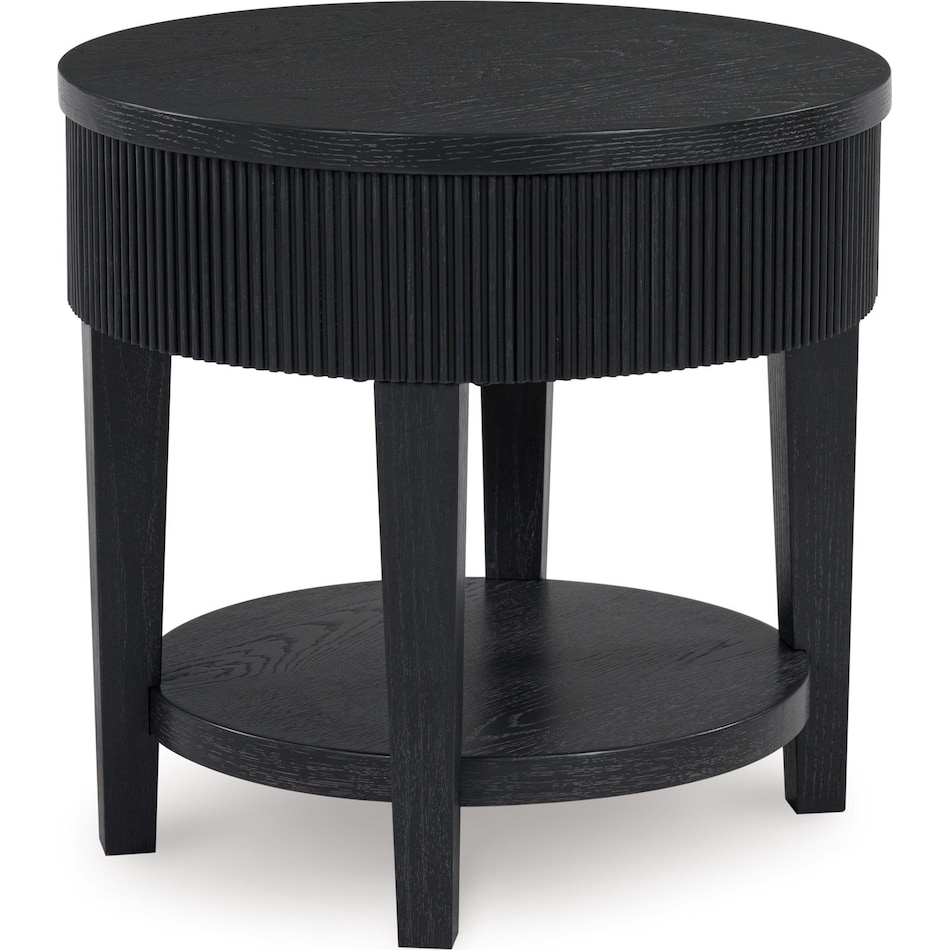 marstream occasional black oc end chairside table t   