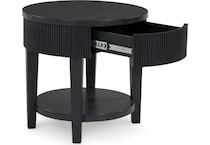 marstream occasional black oc end chairside table t   