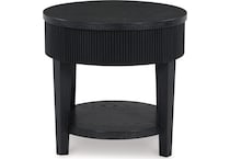 marstream occasional black oc end chairside table t   