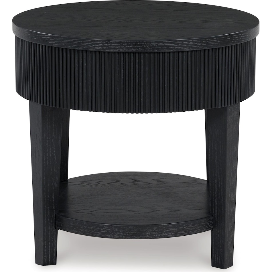 marstream occasional black oc end chairside table t   