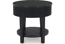 marstream occasional black oc end chairside table t   