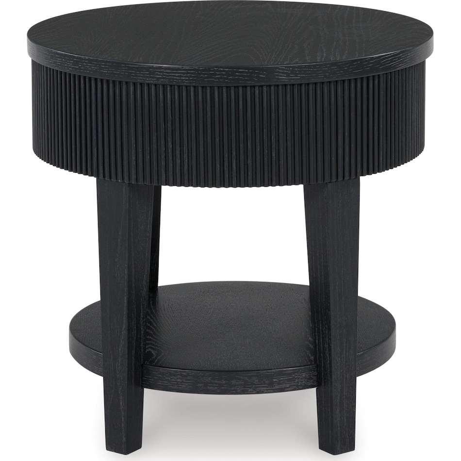 marstream occasional black oc end chairside table t   