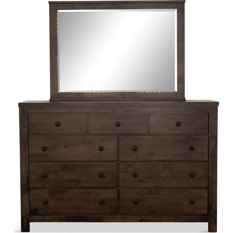 maverick bedroom gray br master mirror   