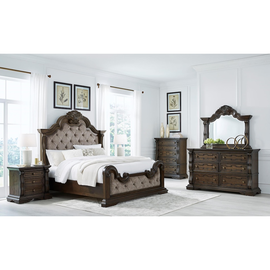 maylee bedroom dark brown br master dresser b   