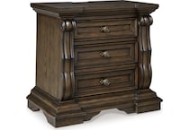 maylee bedroom dark brown br master nightstand b   