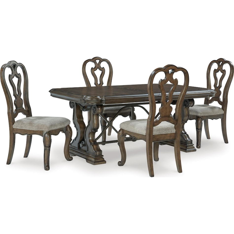 maylee dining dark brown rm  