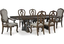 maylee dining dark brown rm  