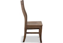 maywood dining brown dr side chair   
