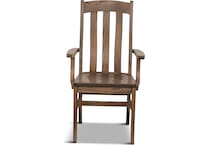 maywood dining brown dr arm chair   