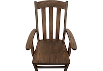 maywood dining brown dr arm chair   