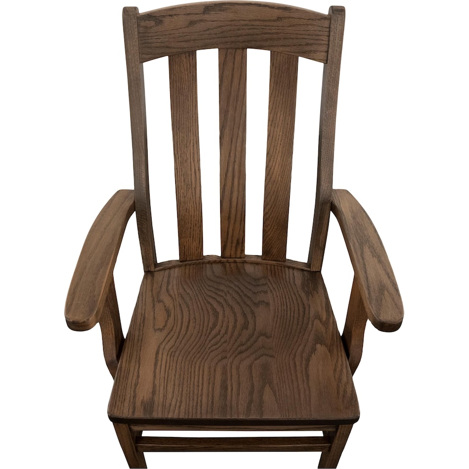 maywood dining brown dr arm chair   