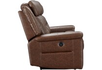 mcadoo brown power reclining sofa   