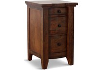 mckennon collection bedroom brown br master nightstand   