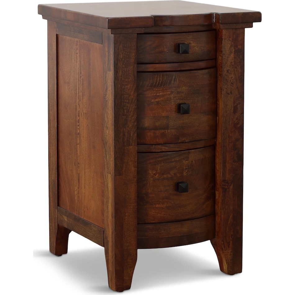 mckennon collection bedroom brown br master nightstand   