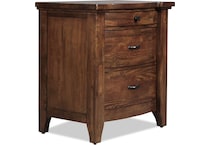 mckennon brown br master nightstand   