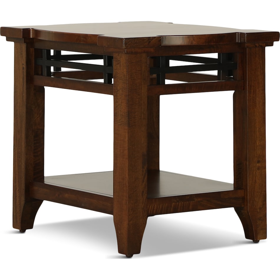 mckennon brown oc end chairside table   