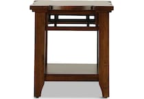 mckennon brown oc end chairside table   