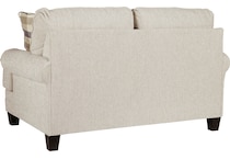 meggett linen loveseat   