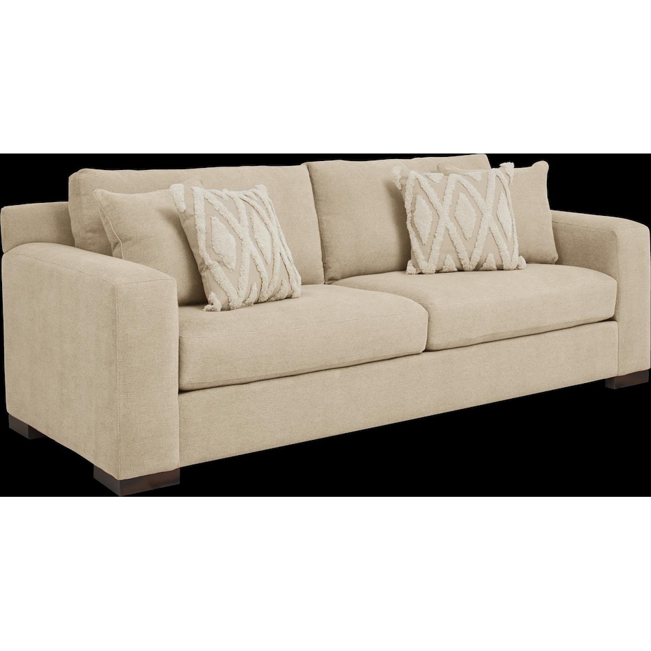 melbourne sand living room beige st stationary fabric sofa   