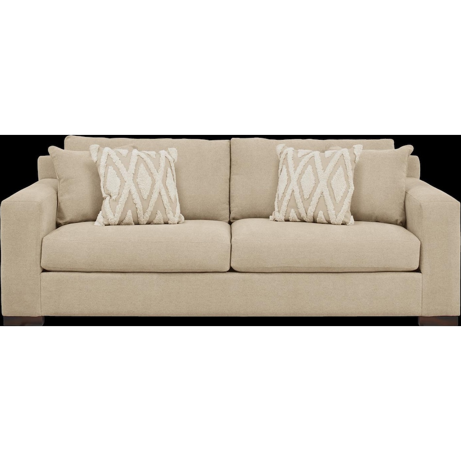 melbourne sand living room beige st stationary fabric sofa   