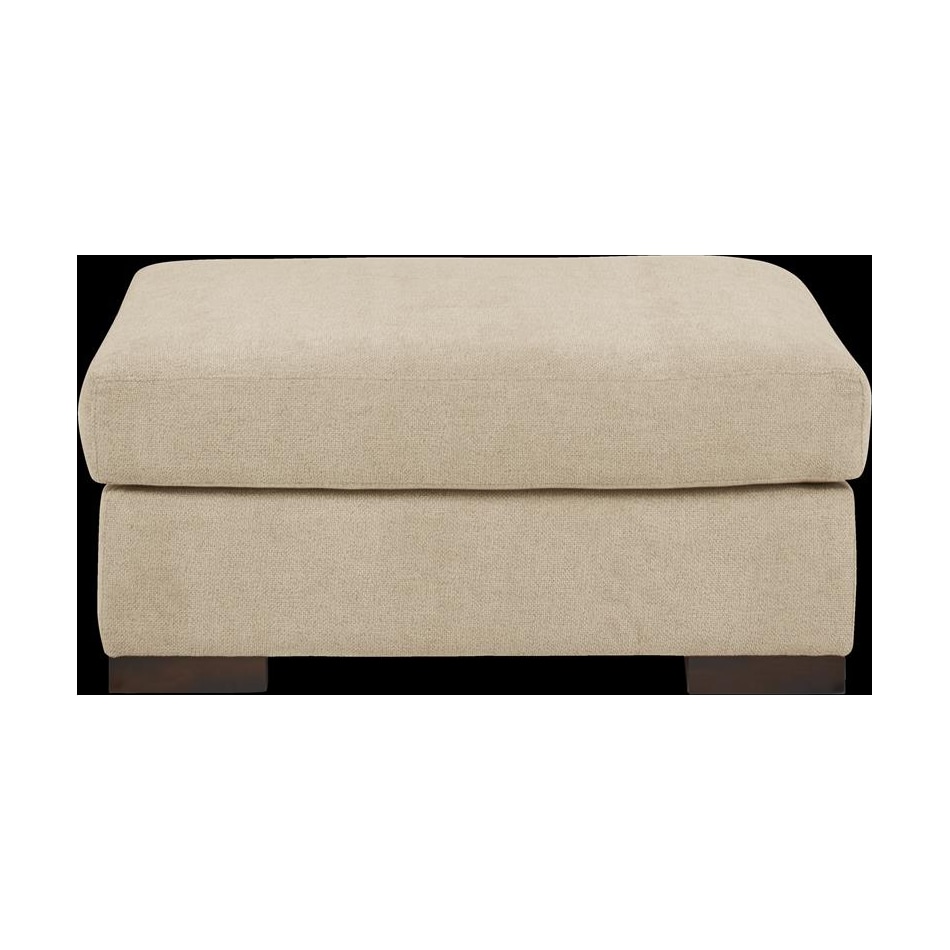 melbourne sand living room beige st stationary fabric ottoman   