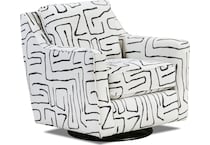 melinda fossil ebony st stationary fabric chair   