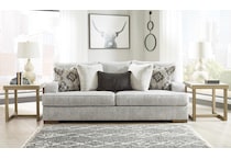 mercado pewter st stationary fabric sofa   