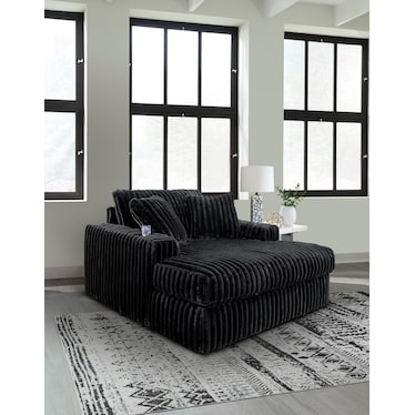 Midnight-Madness Oversized Chaise