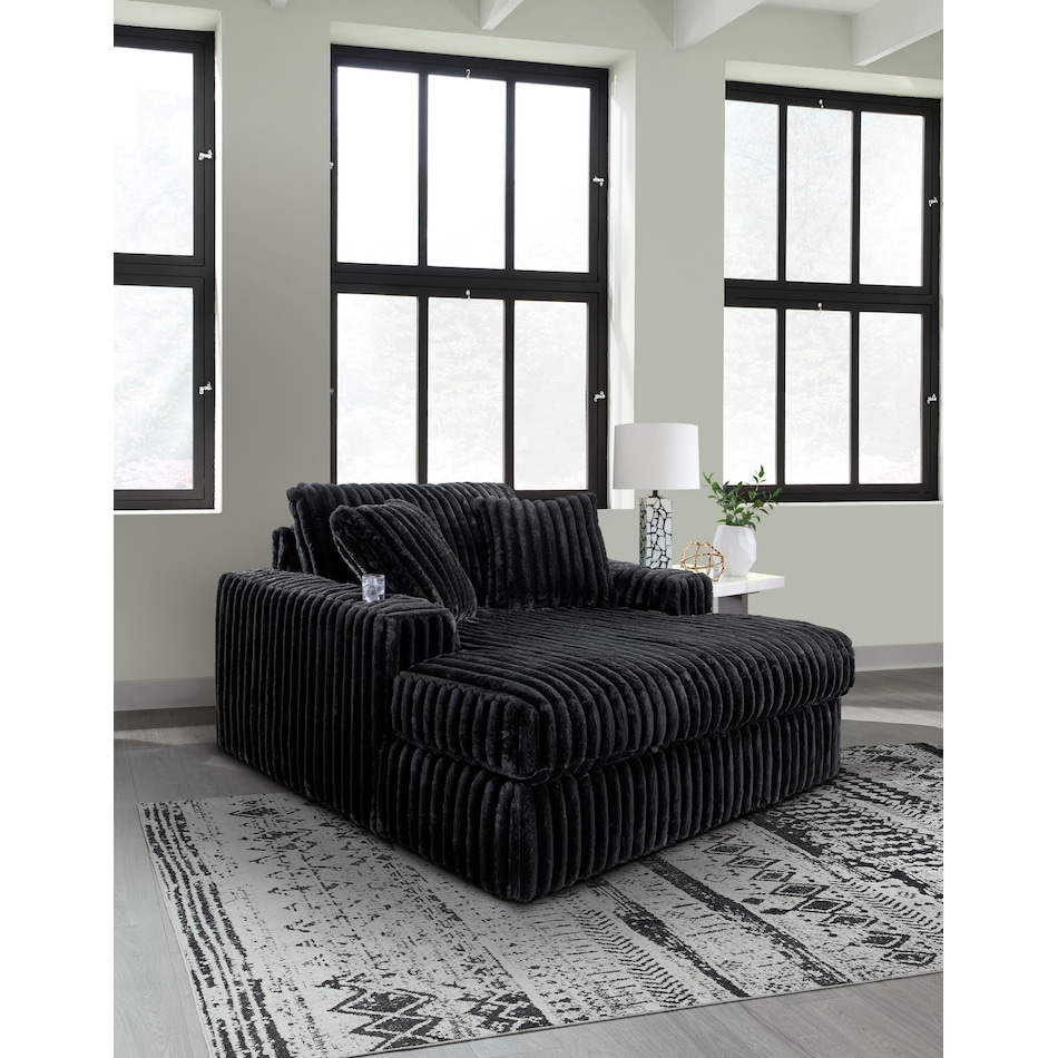 midnight madness living room black   