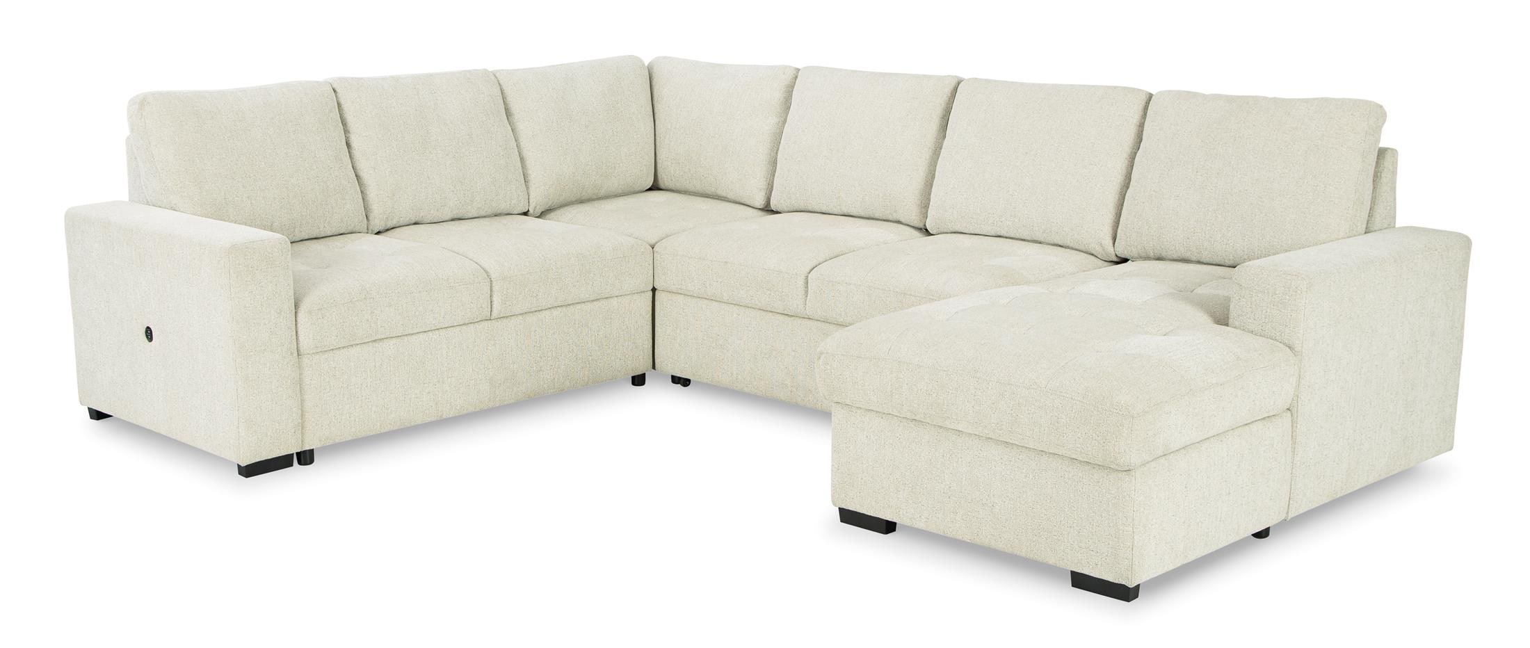 Millcoe 3 Piece Sectional with Pop Up Bed Levin