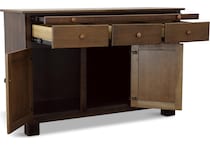 millsdale dining brown dr buffet server   