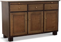 millsdale dining brown dr buffet server   