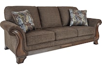 miltonwood living room brown st feo stationary fabric sofa   