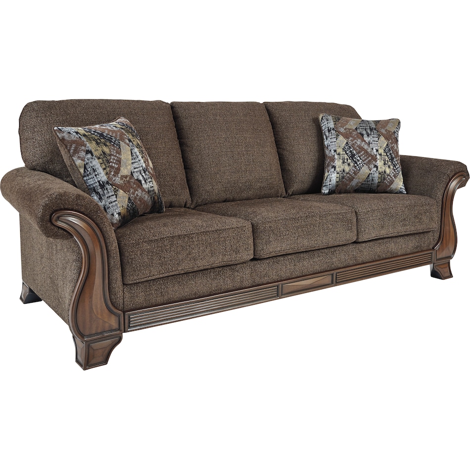 miltonwood living room brown st feo stationary fabric sofa   