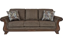 miltonwood living room brown st feo stationary fabric sofa   