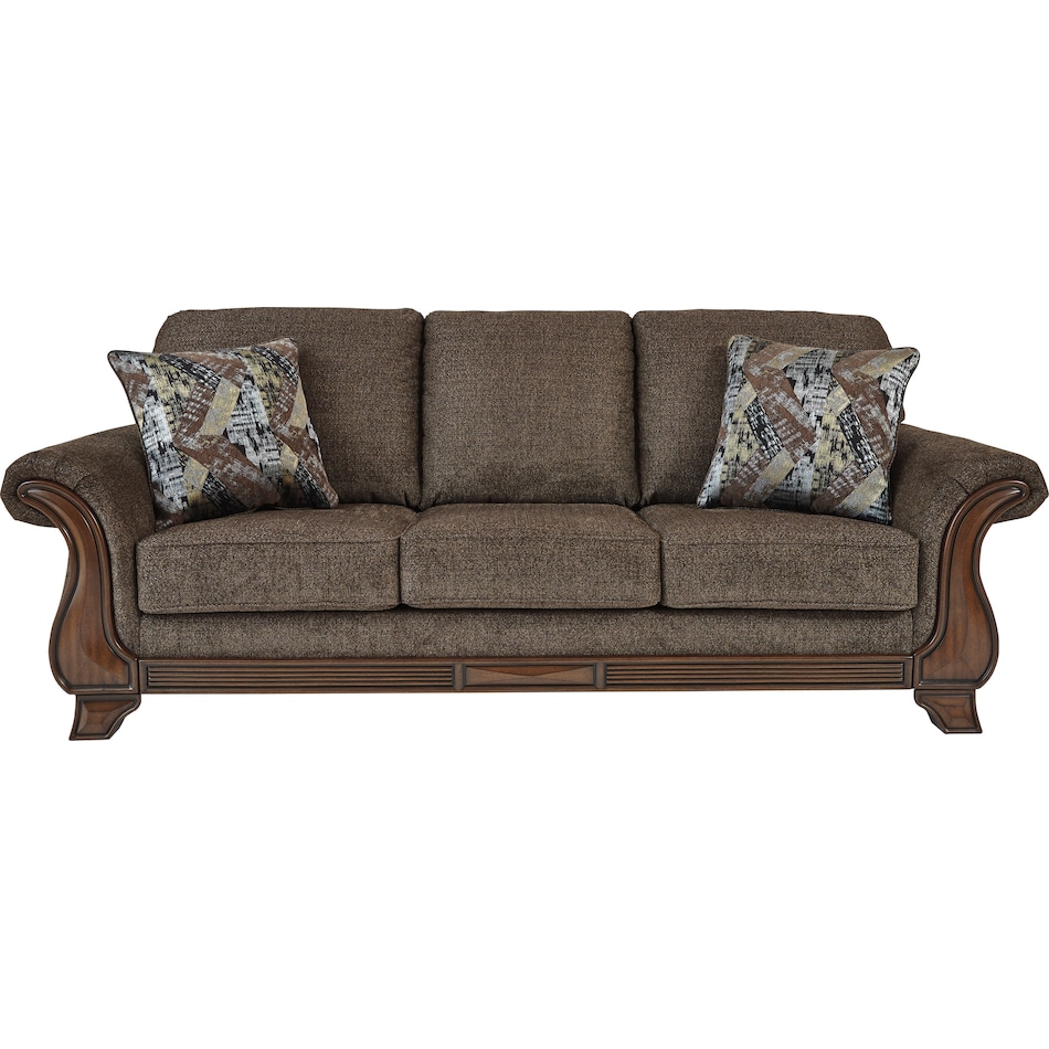 miltonwood living room brown st feo stationary fabric sofa   